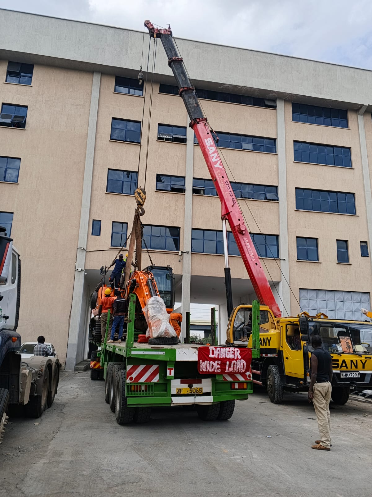 transportation of excavators in kenya